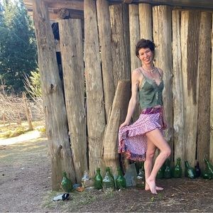 Super Cute Floral Skirt Summer 2023